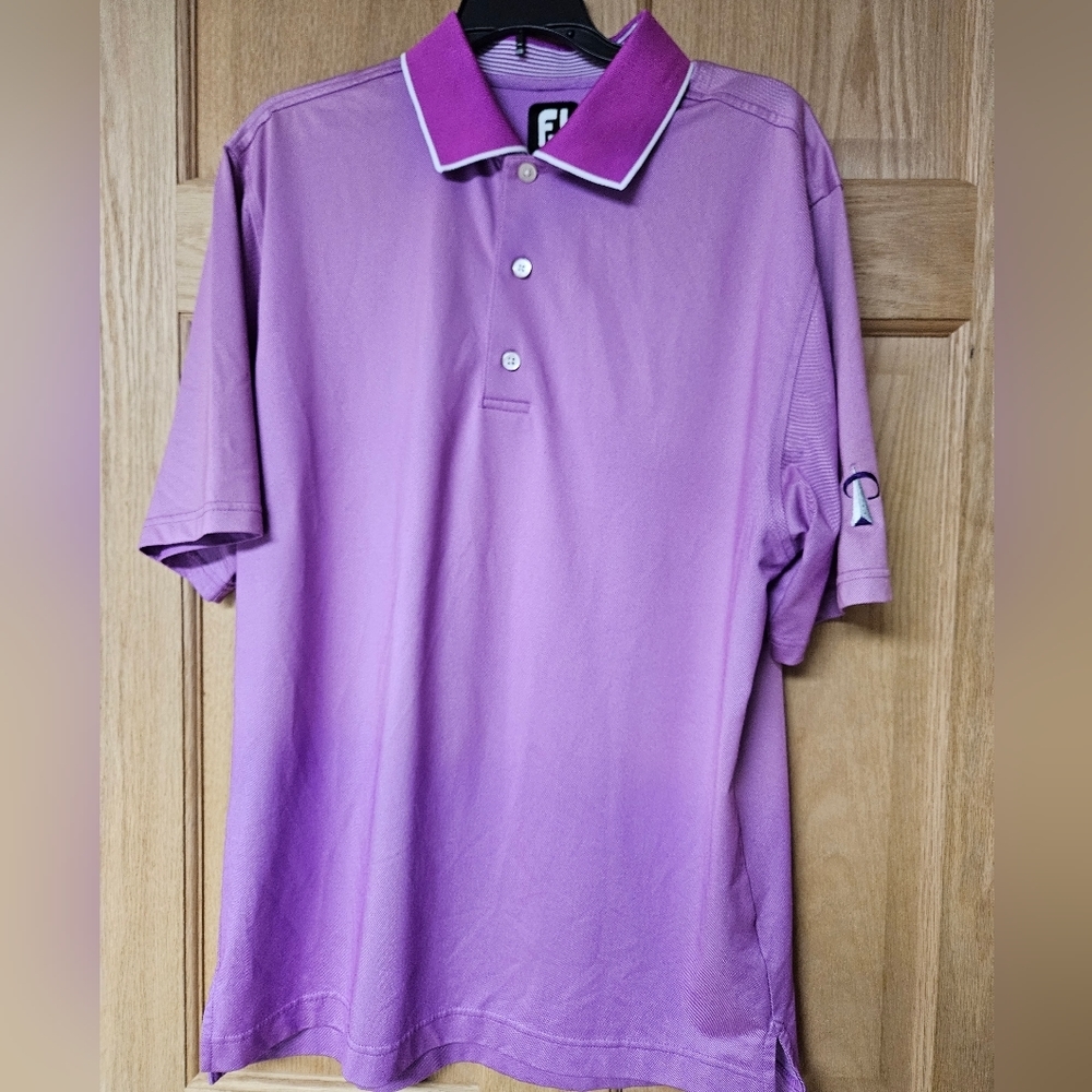 FootJoy Medium‎ Purple Ombre Golf Shirt